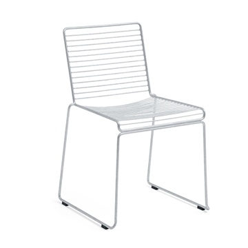 HAY Hee Dining Chair Matbordsstol - Hot Galvanised